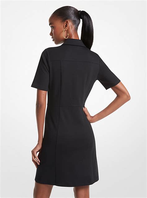 michael kors stretch ponte shirtdress